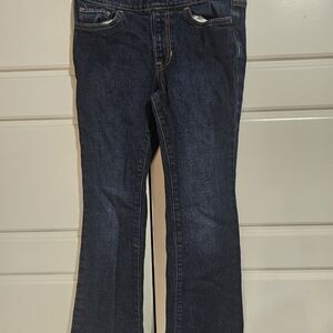 Old Navy Girls Size 10 Dark Blue Bootcut Jeans